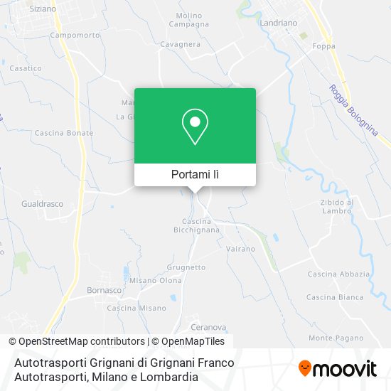 Mappa Autotrasporti Grignani di Grignani Franco Autotrasporti