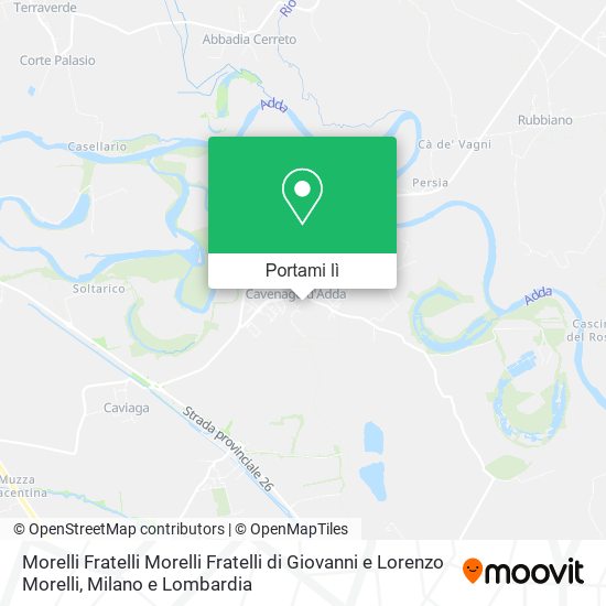 Mappa Morelli Fratelli Morelli Fratelli di Giovanni e Lorenzo Morelli