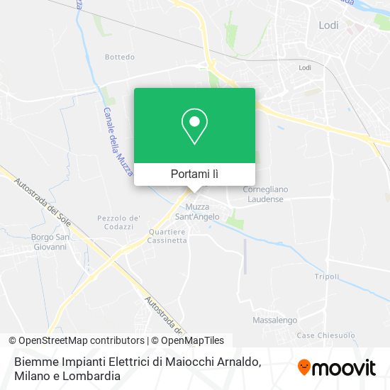 Mappa Biemme Impianti Elettrici di Maiocchi Arnaldo
