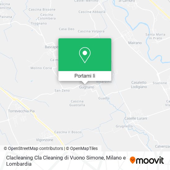 Mappa Clacleaning Cla Cleaning di Vuono Simone