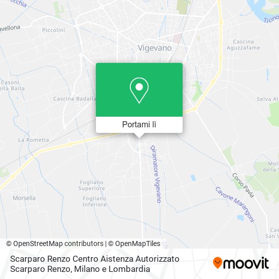 Mappa Scarparo Renzo Centro Aistenza Autorizzato Scarparo Renzo