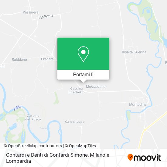 Mappa Contardi e Denti di Contardi Simone