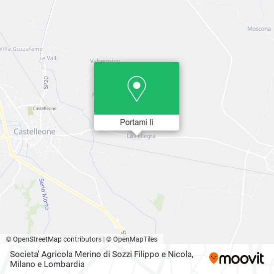Mappa Societa' Agricola Merino di Sozzi Filippo e Nicola