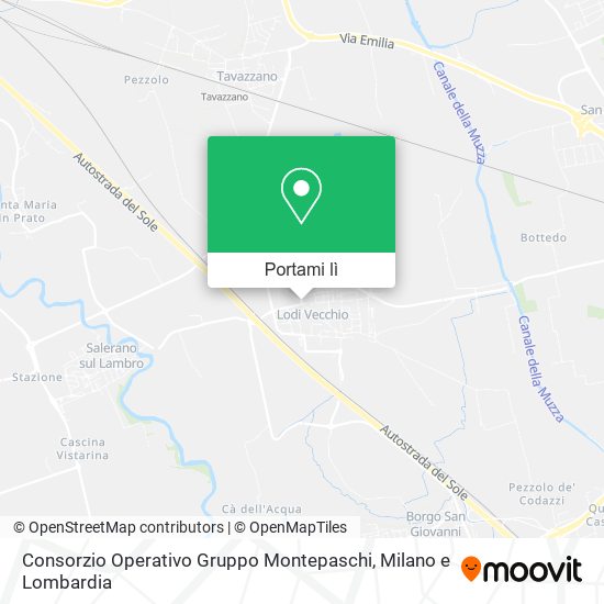 Mappa Consorzio Operativo Gruppo Montepaschi