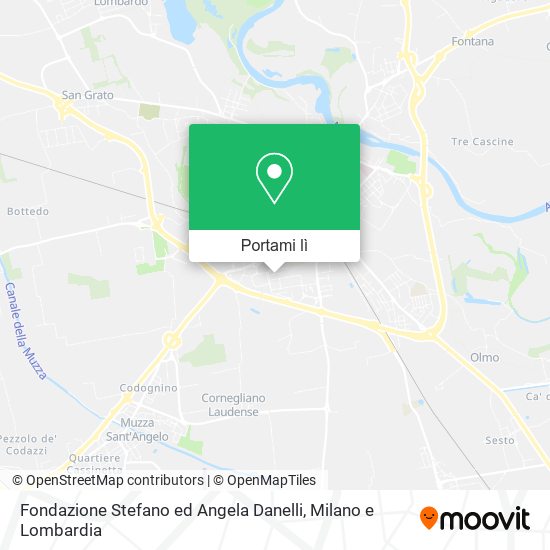 Mappa Fondazione Stefano ed Angela Danelli