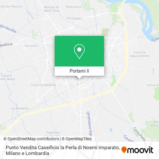 Mappa Punto Vendita Caseificio la Perla di Noemi Imparato