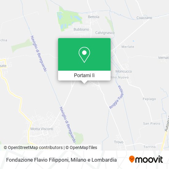 Mappa Fondazione Flavio Filipponi