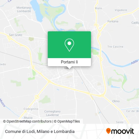 Mappa Comune di Lodi