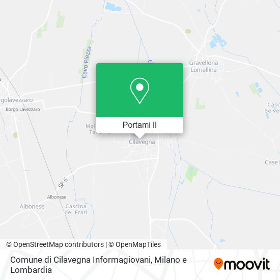 Mappa Comune di Cilavegna Informagiovani