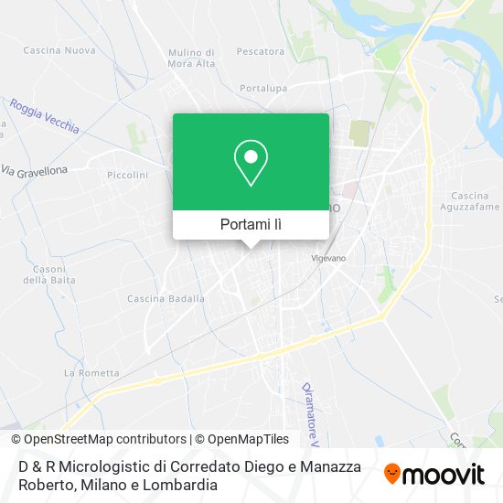 Mappa D & R Micrologistic di Corredato Diego e Manazza Roberto