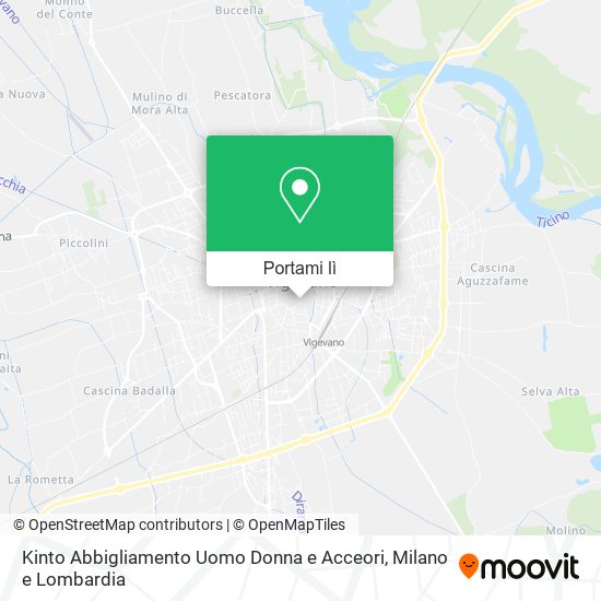 Mappa Kinto Abbigliamento Uomo Donna e Acceori