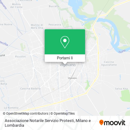 Mappa Associazione Notarile Servizio Protesti