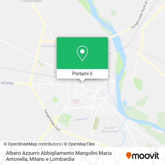 Mappa Albero Azzurro Abbigliamento Mangolini Maria Antonella