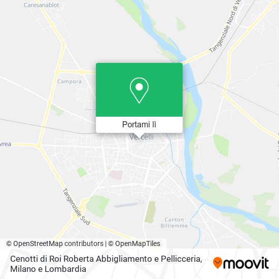Mappa Cenotti di Roi Roberta Abbigliamento e Pellicceria