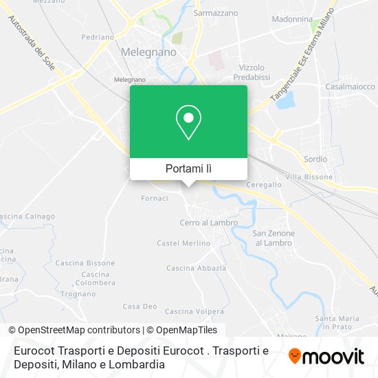 Mappa Eurocot Trasporti e Depositi Eurocot . Trasporti e Depositi