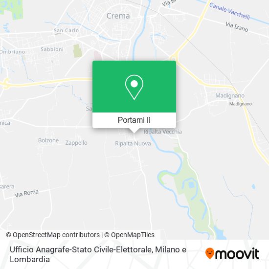 Mappa Ufficio Anagrafe-Stato Civile-Elettorale