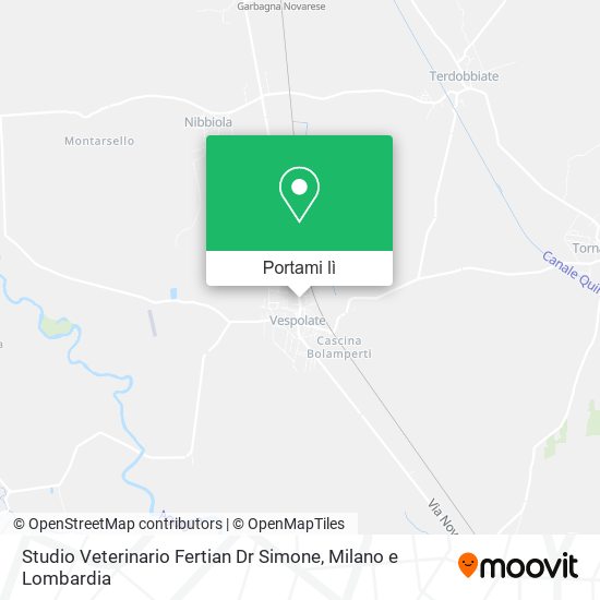 Mappa Studio Veterinario Fertian Dr Simone