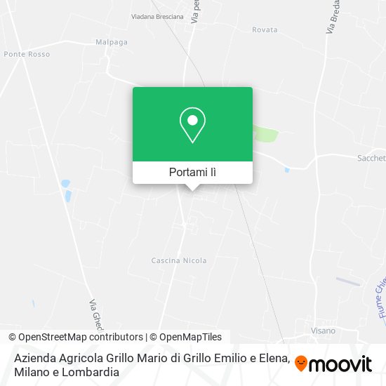 Mappa Azienda Agricola Grillo Mario di Grillo Emilio e Elena