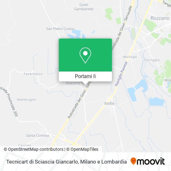 Mappa Tecnicart di Sciascia Giancarlo
