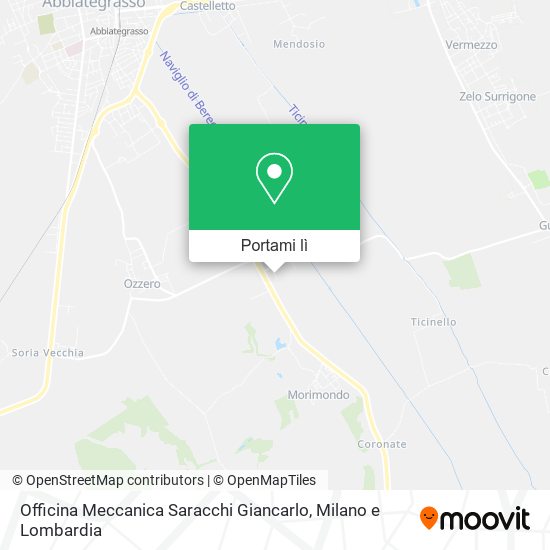 Mappa Officina Meccanica Saracchi Giancarlo