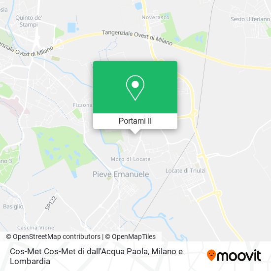 Mappa Cos-Met Cos-Met di dall'Acqua Paola