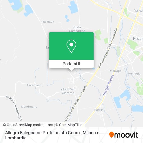 Mappa Allegra Falegname Profeionista Geom.
