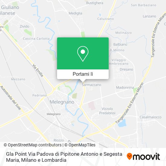 Mappa Gla Point Via Padova di Pipitone Antonio e Segesta Maria