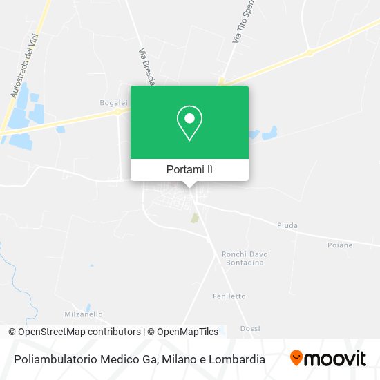 Mappa Poliambulatorio Medico Ga