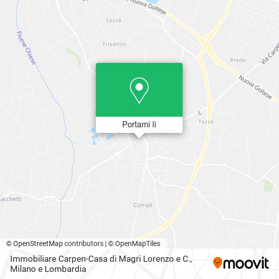 Mappa Immobiliare Carpen-Casa di Magri Lorenzo e C.