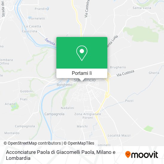 Mappa Acconciature Paola di Giacomelli Paola