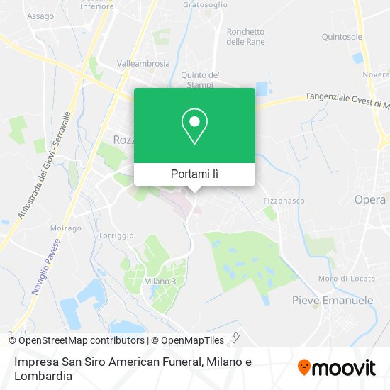 Mappa Impresa San Siro American Funeral