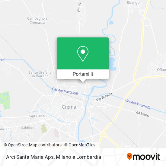 Mappa Arci Santa Maria Aps