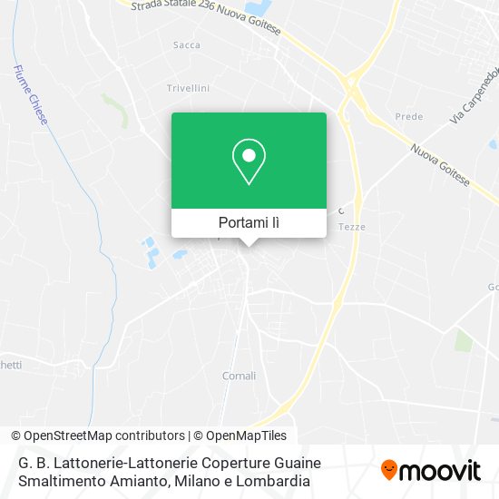 Mappa G. B. Lattonerie-Lattonerie Coperture Guaine Smaltimento Amianto