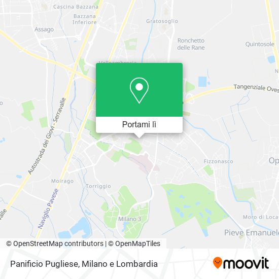 Mappa Panificio Pugliese