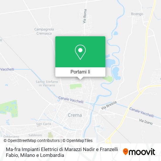 Mappa Ma-fra Impianti Elettrici di Marazzi Nadir e Franzelli Fabio