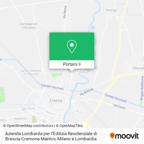 Mappa Azienda Lombarda per l'Edilizia Residenziale di Brescia-Cremona-Mantov