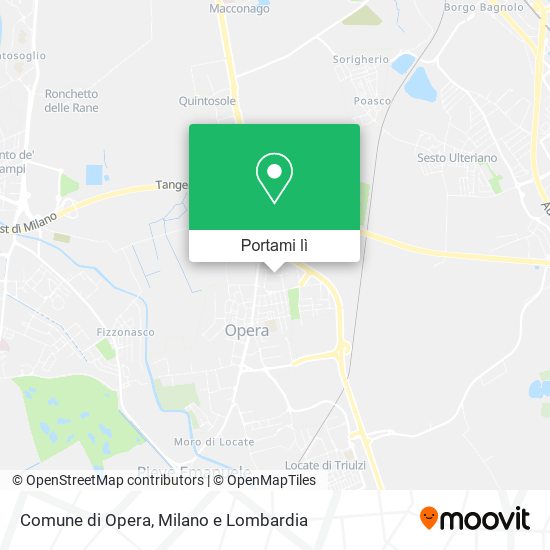 Mappa Comune di Opera