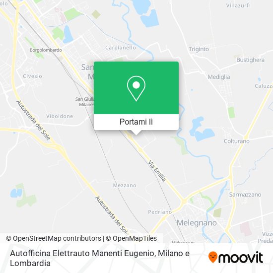 Mappa Autofficina Elettrauto Manenti Eugenio