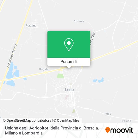 Mappa Unione degli Agricoltori della Provincia di Brescia