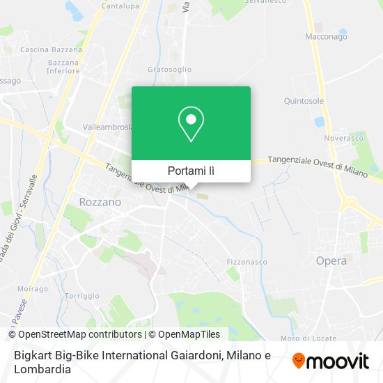 Mappa Bigkart Big-Bike International Gaiardoni