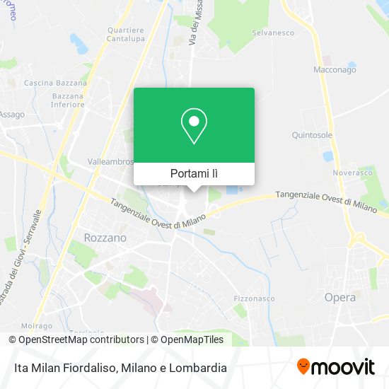 Mappa Ita Milan Fiordaliso