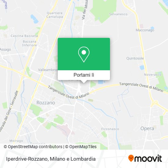 Mappa Iperdrive-Rozzano