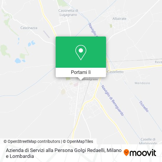 Mappa Azienda di Servizi alla Persona Golgi Redaelli