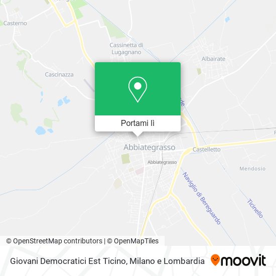 Mappa Giovani Democratici Est Ticino