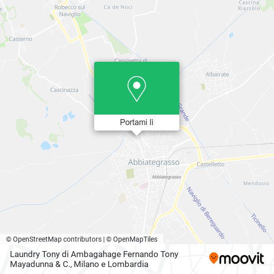 Mappa Laundry Tony di Ambagahage Fernando Tony Mayadunna & C.