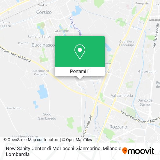 Mappa New Sanity Center di Morlacchi Gianmarino