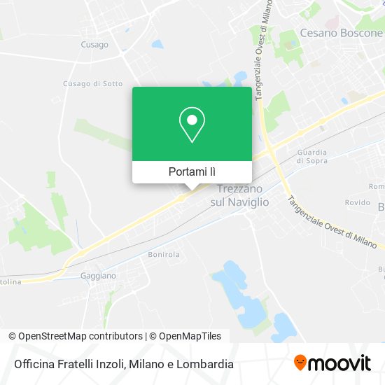 Mappa Officina Fratelli Inzoli
