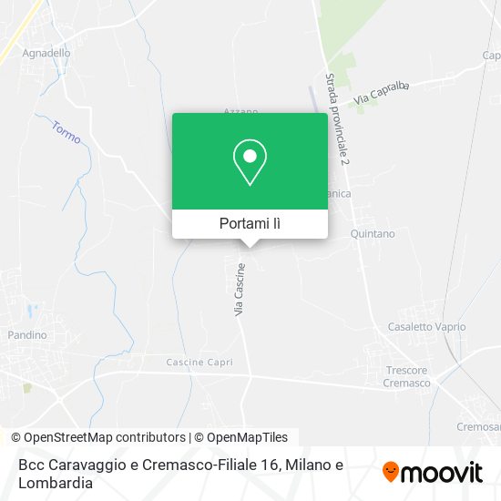 Mappa Bcc Caravaggio e Cremasco-Filiale 16