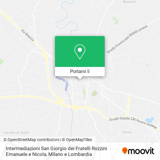 Mappa Intermediazioni San Giorgio dei Fratelli Rozzini Emanuele e Nicola