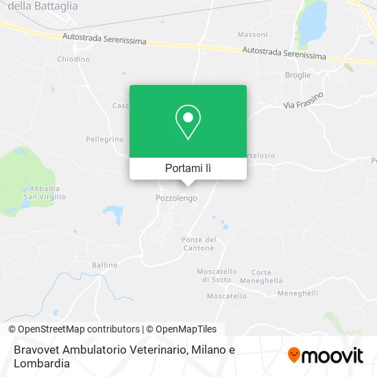 Mappa Bravovet Ambulatorio Veterinario